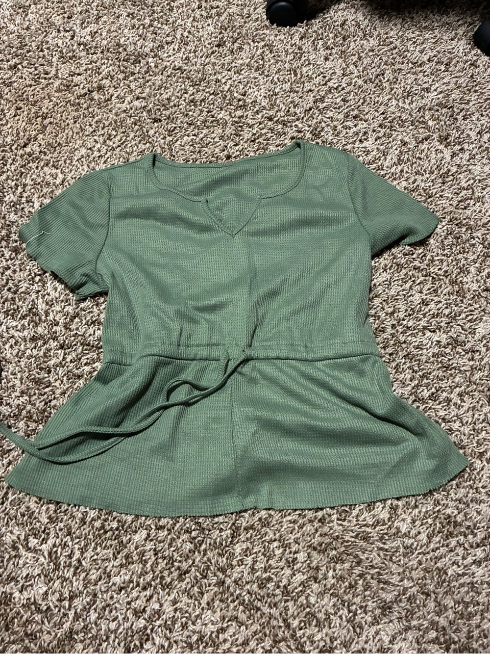 Green shirt